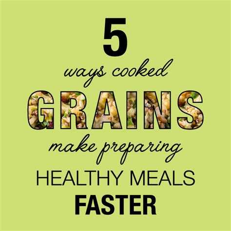 5 Ways Cooked Grains Make Healthy Meal Prep Faster | Veggie Primer