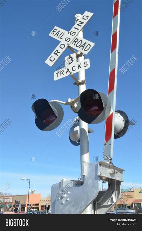 Railroad Crossing Gate Image & Photo | Bigstock