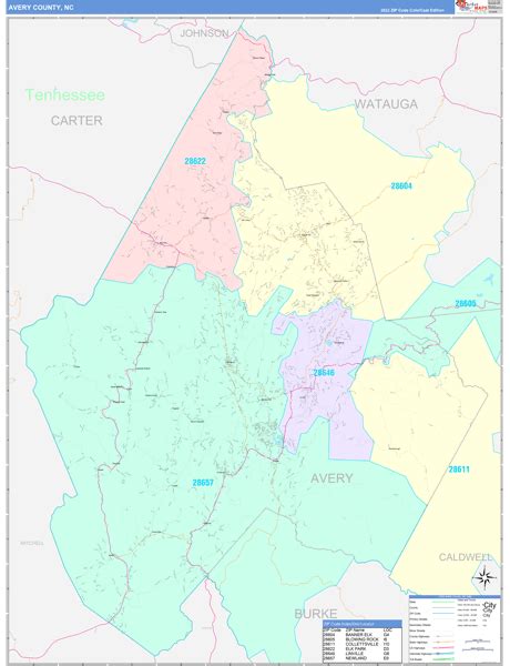 Maps of Avery County North Carolina - marketmaps.com