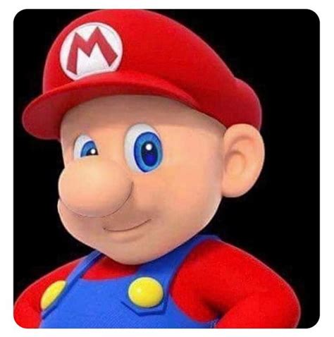 Mario without his mustache : r/funny