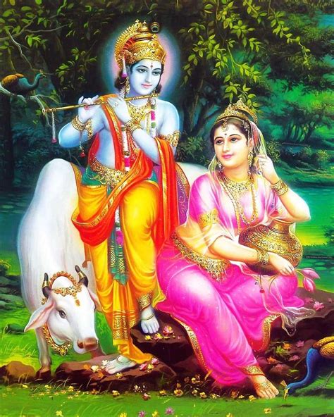 Shri Krishna Radha Love with Images - HinduWallpaper