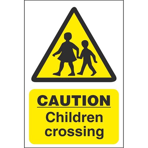 Caution Children Crossing Hazard Signs | Community Safety Signs