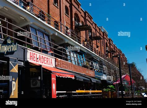 Buenos Aires, Argentina. September 04, 2022. Restaurants in Puerto Madero neighborhood Stock ...