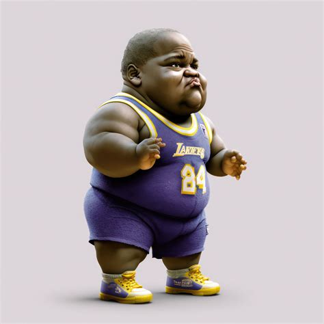 Baby Shaquille O'neal by klashmetaverse on DeviantArt