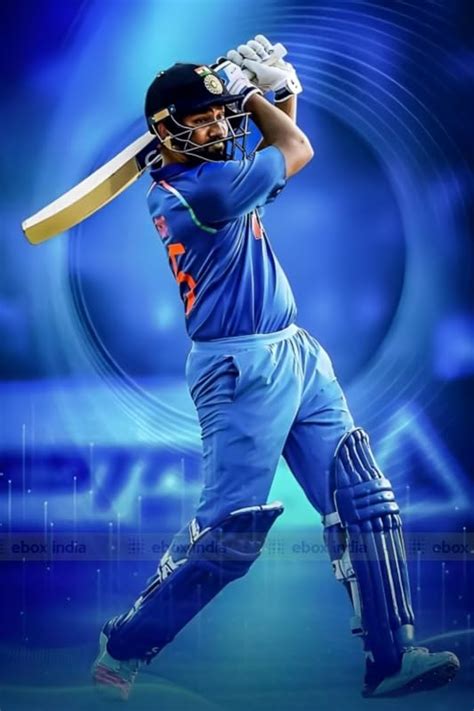 Poster of Rohit Sharma Cricketer, Rohit Sharma Posters for Room Wall Decortation, Size - 12 X 18 ...