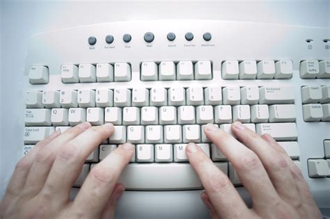 Free Stock Photo 3952-computer keyboard in use | freeimageslive