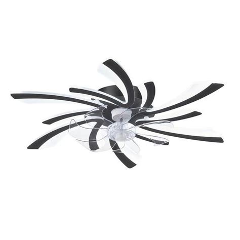 CIPACHO 30.7 in. Indoor Black Ceiling Fan with Lights Remote Control ...