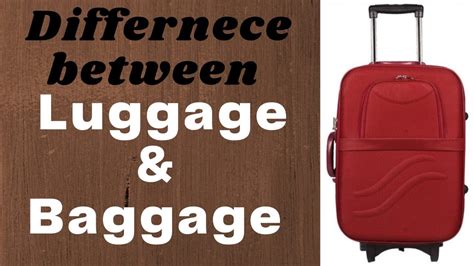 #shorts #short videos Difference between LUGGAGE & BAGGAGE - YouTube