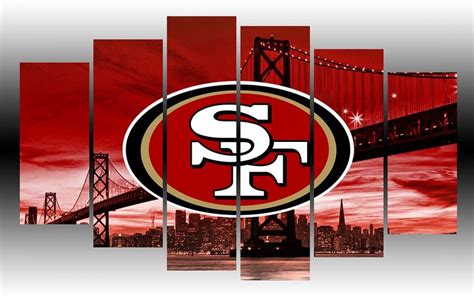 San Francisco 49ers NFL Football Wall Art | Football wall art, San ...