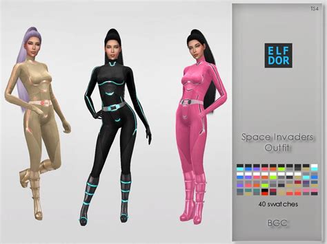 sims 4 futuristic jumpsuit - Google Search | Sims 4 clothing, Sims 4, Sims