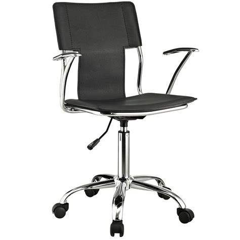 Studio Office Chair in Black Black Office Chair, Modern Office Chair, Swivel Office Chair ...