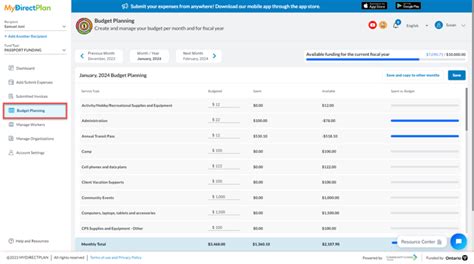 Budget Planning