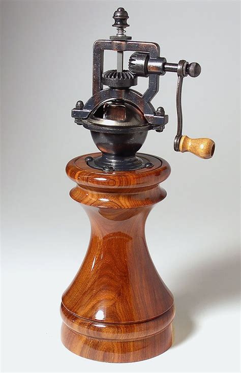 Antique Series Wood Turned Pepper Mill in by BradSearsWoodturner