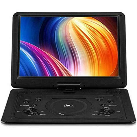17.9" Portable DVD Player with 15.4“ Large HD Screen, 6 Hours Rechargeable Bat - DVD & Blu-ray ...