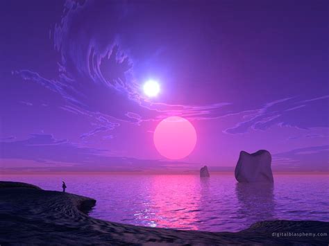 Purple Beach Sunset Wallpapers - Wallpaper Cave