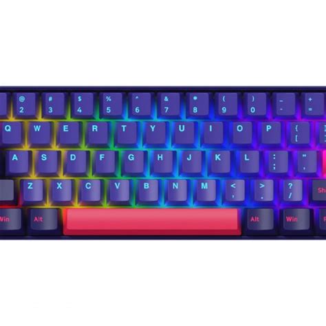 AKKO 3061 Neon 61 Keys Mechanical Keyboard Wireless Rechargable bluetooth5.0 Type-C Wired Dual ...