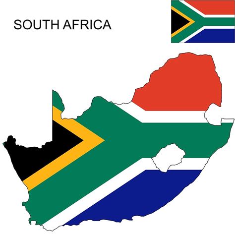 South Africa Flag Map and Meaning | Mappr