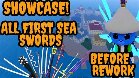 Showcase All First Sea Swords before the rework in Blox Fruits - YouTube