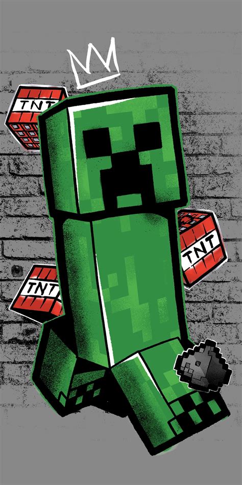 Minecraft "Metro Art Creeper" | Jerry Fabrics