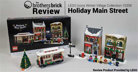 LEGO Icons Winter Village Collection 10308: Holiday Main Street ...