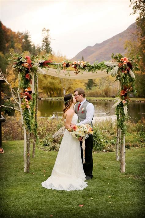 Rustic Autumn Wedding at Log Haven Restaurant in Utah Wedding By Pepper Nix Photography: Boho ...