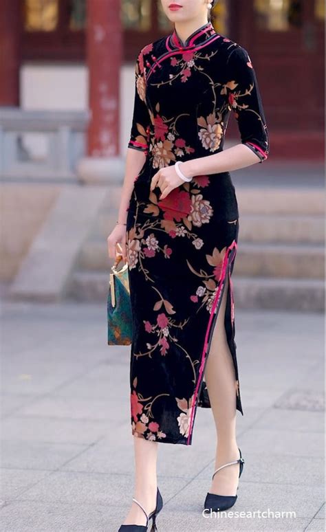 Traditional Chinese Dress modern Cheongsam Dress vintage - Etsy