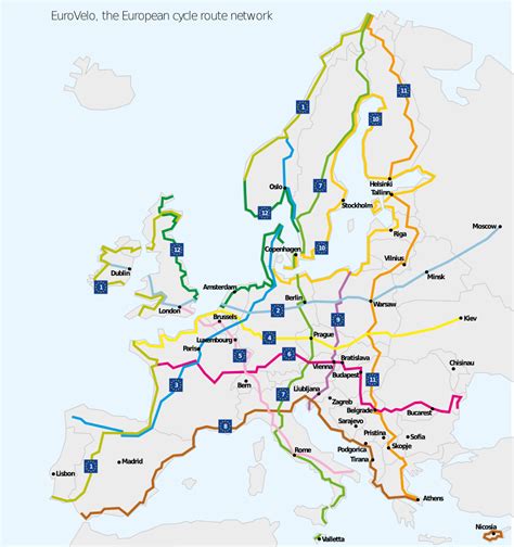 FAQs about the EuroVelo Route Network | Adventure Cycling Association