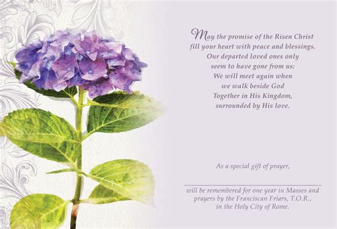 In Sympathy Card | Franciscan Ministries and Missions