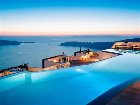 9 breathtaking infinity pools | Booking.com | Santorini hotels, Grace hotel santorini, Dream hotels