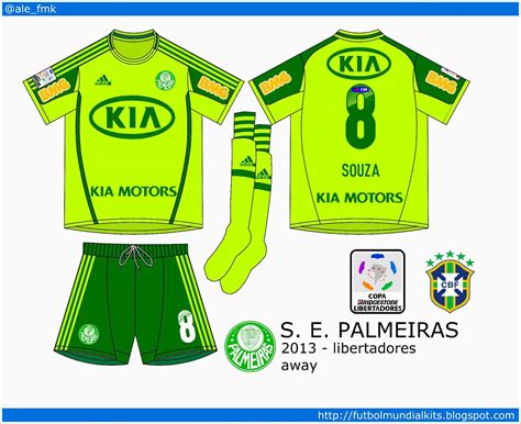 Palmeiras of Brazil away kit for 2013. | Uniformes futebol, Kia motors, Futebol