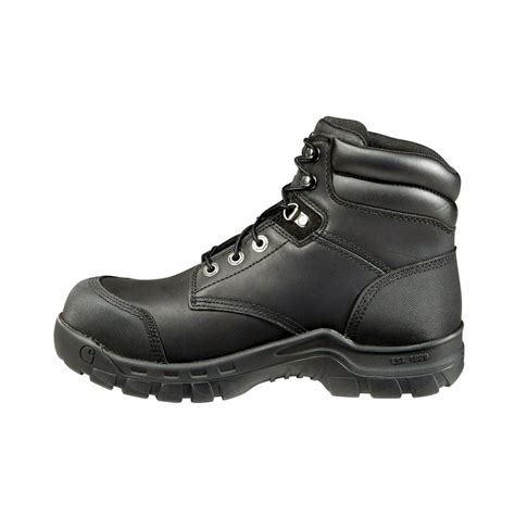 Carhartt Rugged Flex Mens Work Boots Men 9.5 Black Leather Waterproof ...