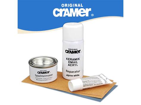 19S203 | CRAMER Kitchen & Bathroom Enamel Repair Kit White - S10 Supplies