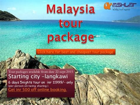 Best malaysia tour package