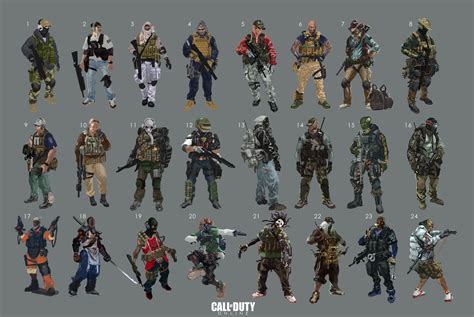 call of duty Online-mercenaries concept, Jay Li | Call of duty black ...