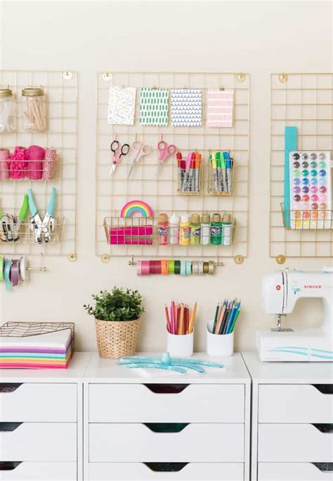 Craft Room Makeover Organization Ideas - Design Eat Repeat