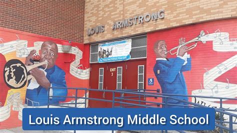 Louis Armstrong Middle School || Outside view - YouTube