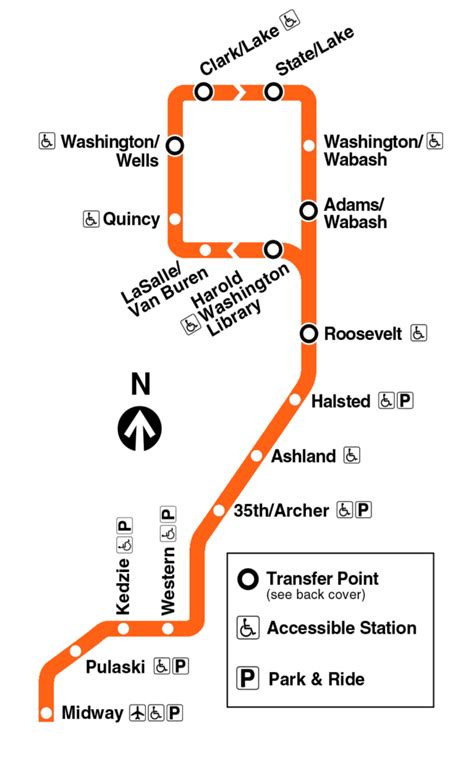 Orange Line Metro Map