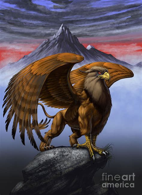 Gryphon Digital Art by Stanley Morrison