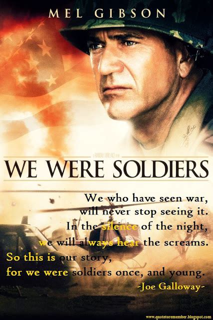 From We Were Soldiers Quotes. QuotesGram