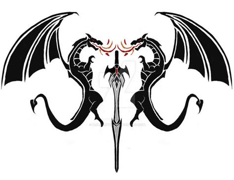 Dragon Sword tattoo by Blueknight001 on DeviantArt