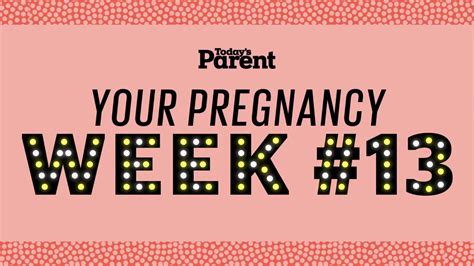 Your pregnancy: 13 weeks - YouTube