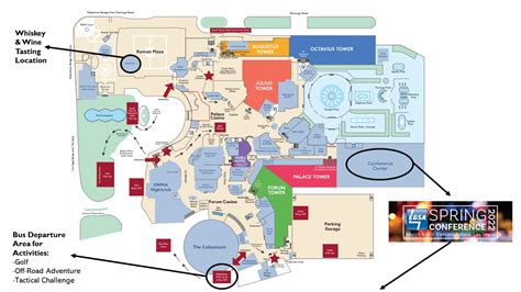 Caesars Palace Maps