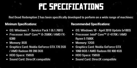 Red dead redemption pc specs - kumelectronic