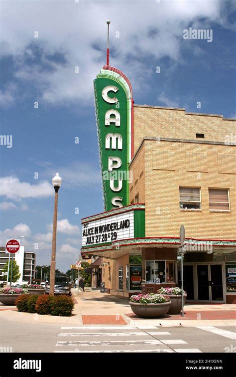 Denton, Texas : Historic Campus Theater in Downtown Denton Tx Stock ...