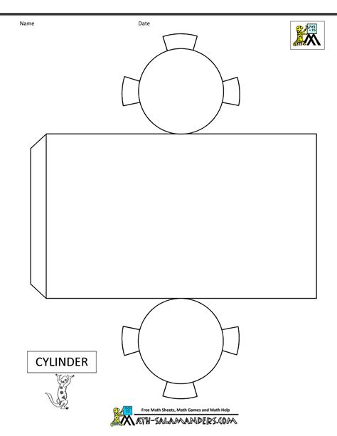 Resultado de imagen para cilindro printable | 3d geometric shapes ...