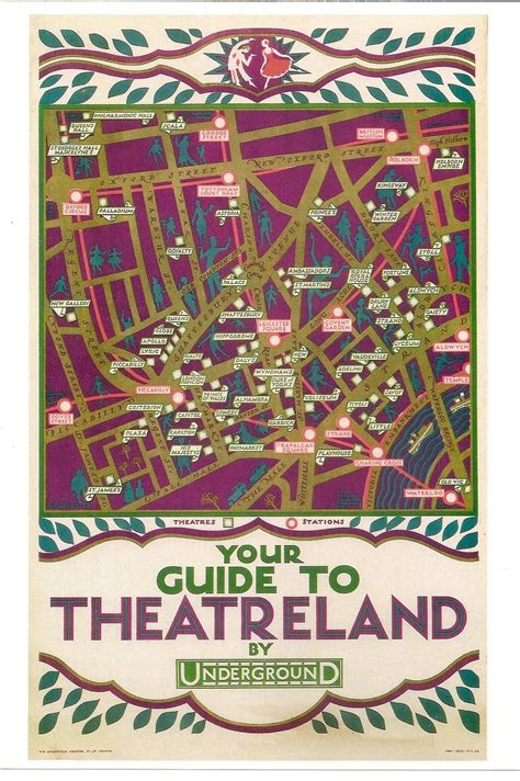 mappa moo'di - moo de flâneur's map collection: Theatreland in London