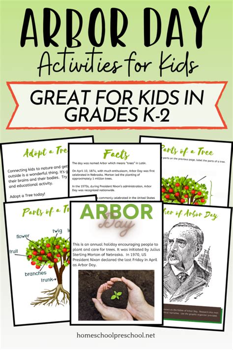 Free Printable Arbor Day Activities for Kids