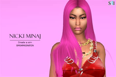 Sims 4 CAS: Nicki Minaj - Imagination Sims 4 CAS