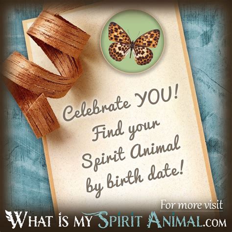 What Is Your Spirit Animal According To Your Birthday - Bryant Derstly