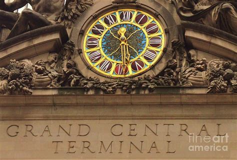 Grand Central Station's Iconic Clock Photograph by Marcus Dagan